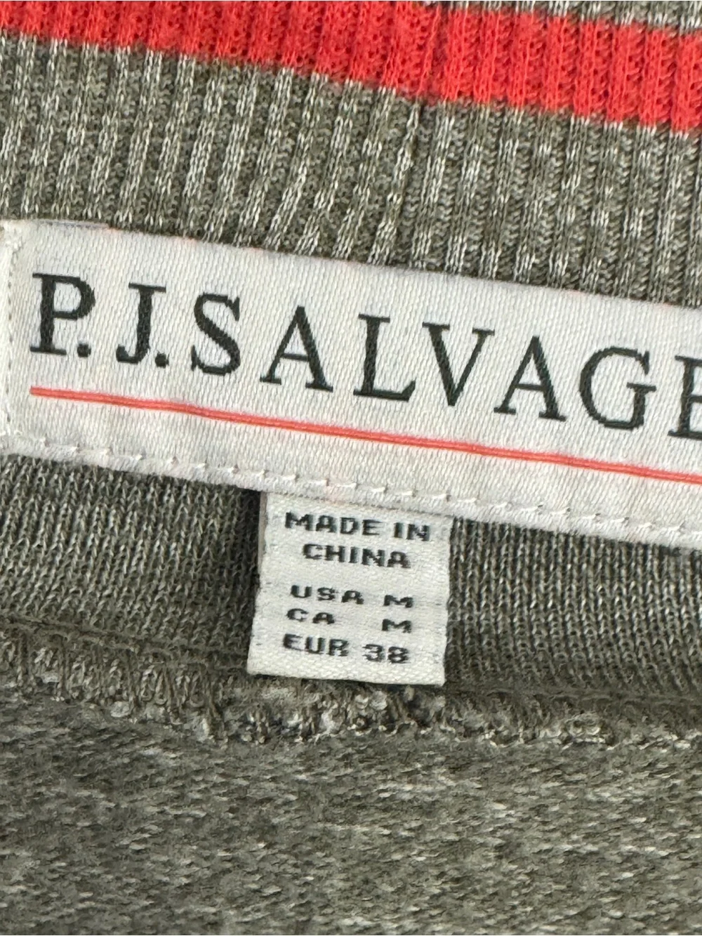 PJ Salvage Camo Button Front Cardigan with Red Trim Size Medium - Picture 9 of 9
